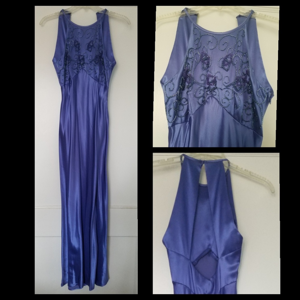 Periwinkle Full Length Formal Dress